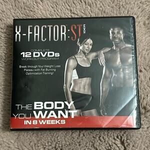Weider X Factor ST Complete 12 DVDs Workout Program